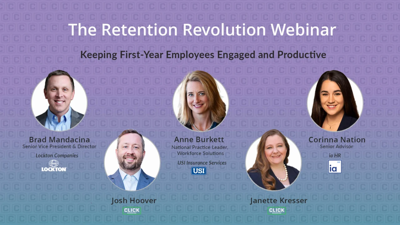 The Retention Revolution: Leveraging Employee Feedback and Onboarding to Keep First-Year Employees Engaged and Productive WebinarThe Retention Revolution: Leveraging Employee Feedback and Onboarding to Keep First-Year Employees Engaged and Productive Webinar